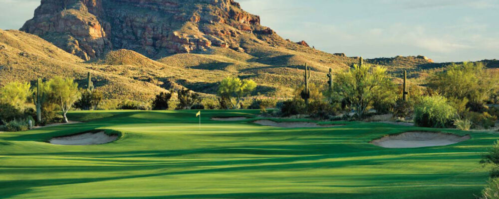 Scenic view of the We Ko Pa Cholla Course