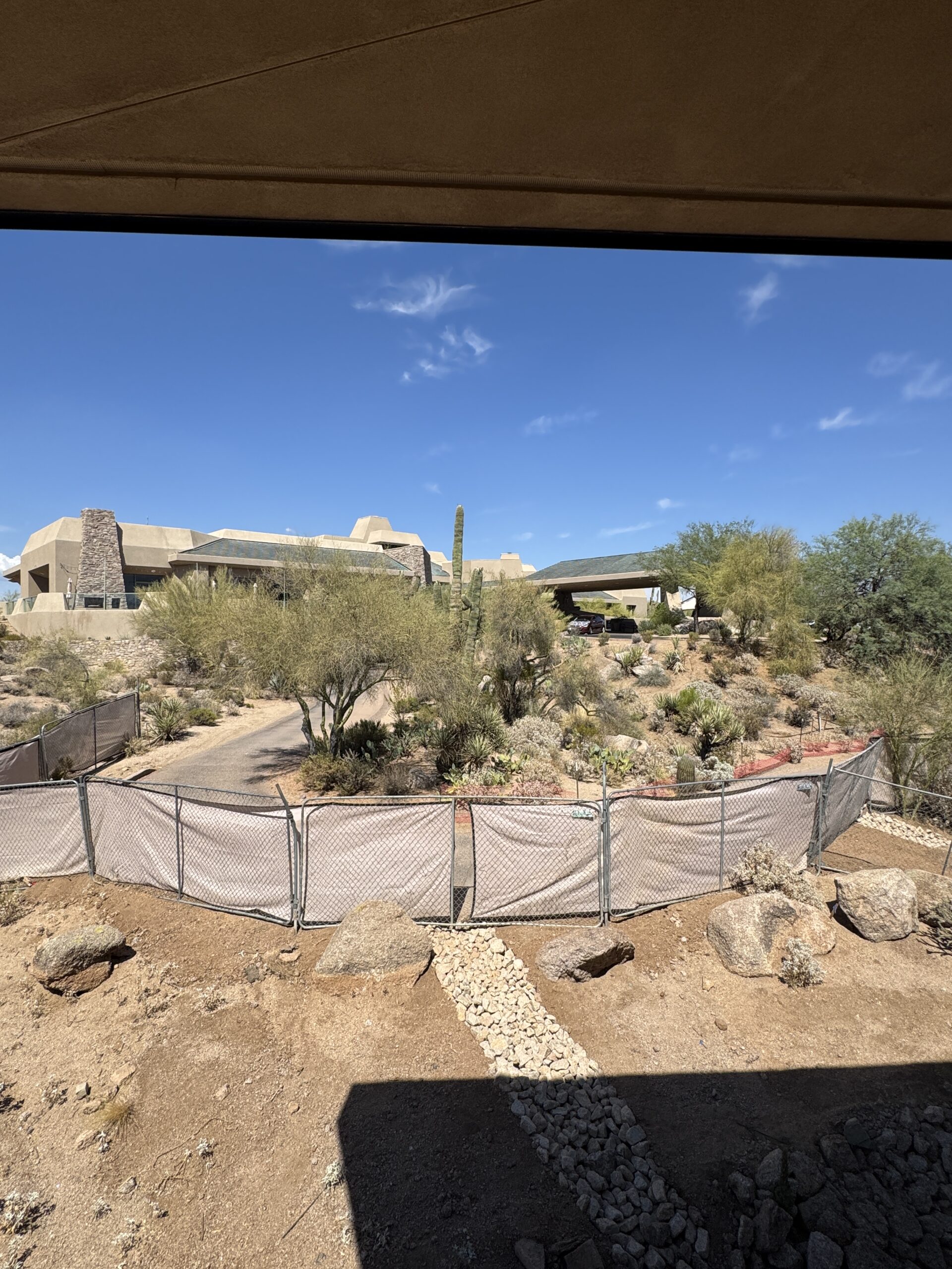 Scottsdale Golf Retreat Troon North build progress Sonoran Desert view