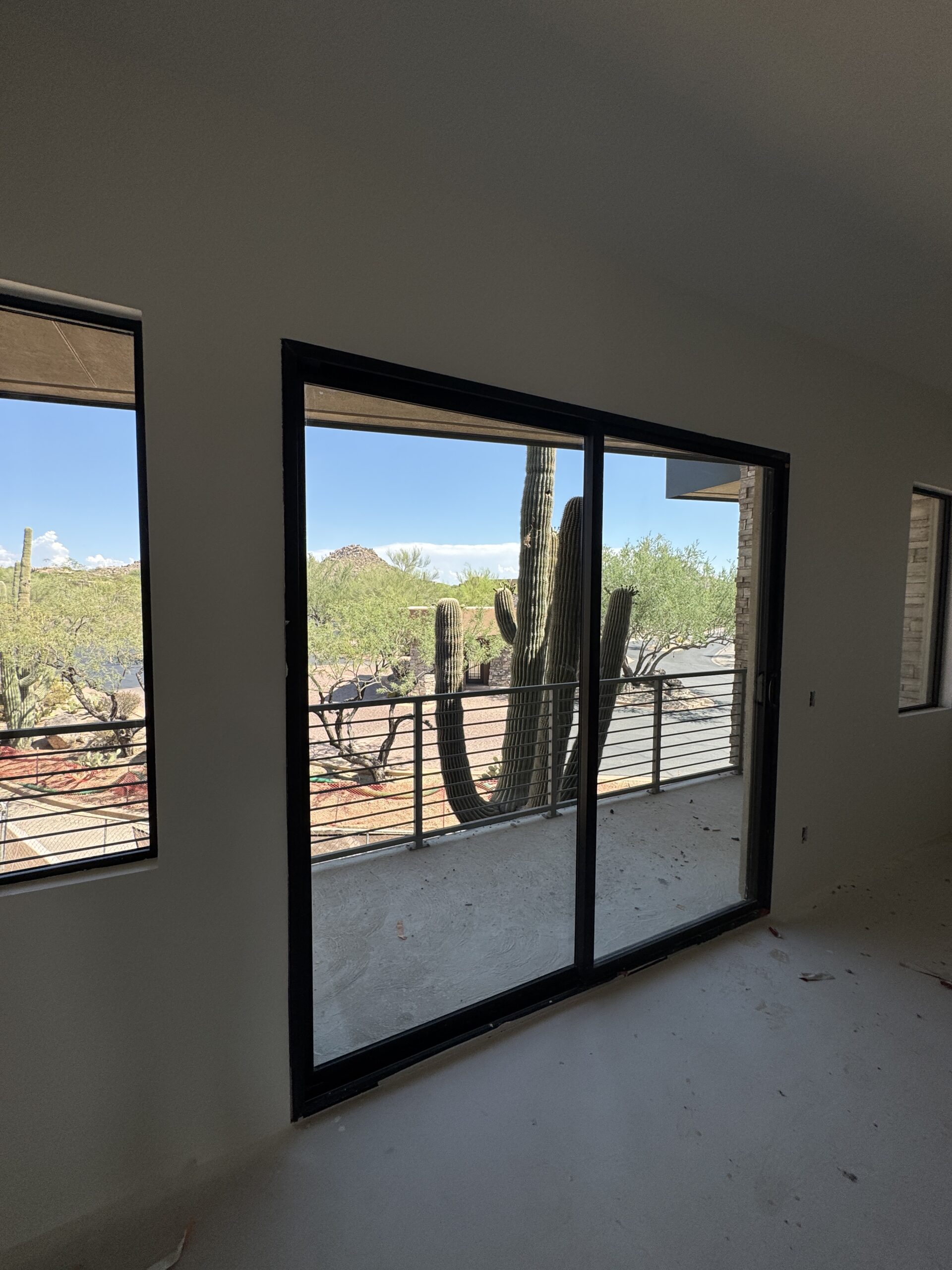 Scottsdale Golf Retreat Troon North suite construction desert window