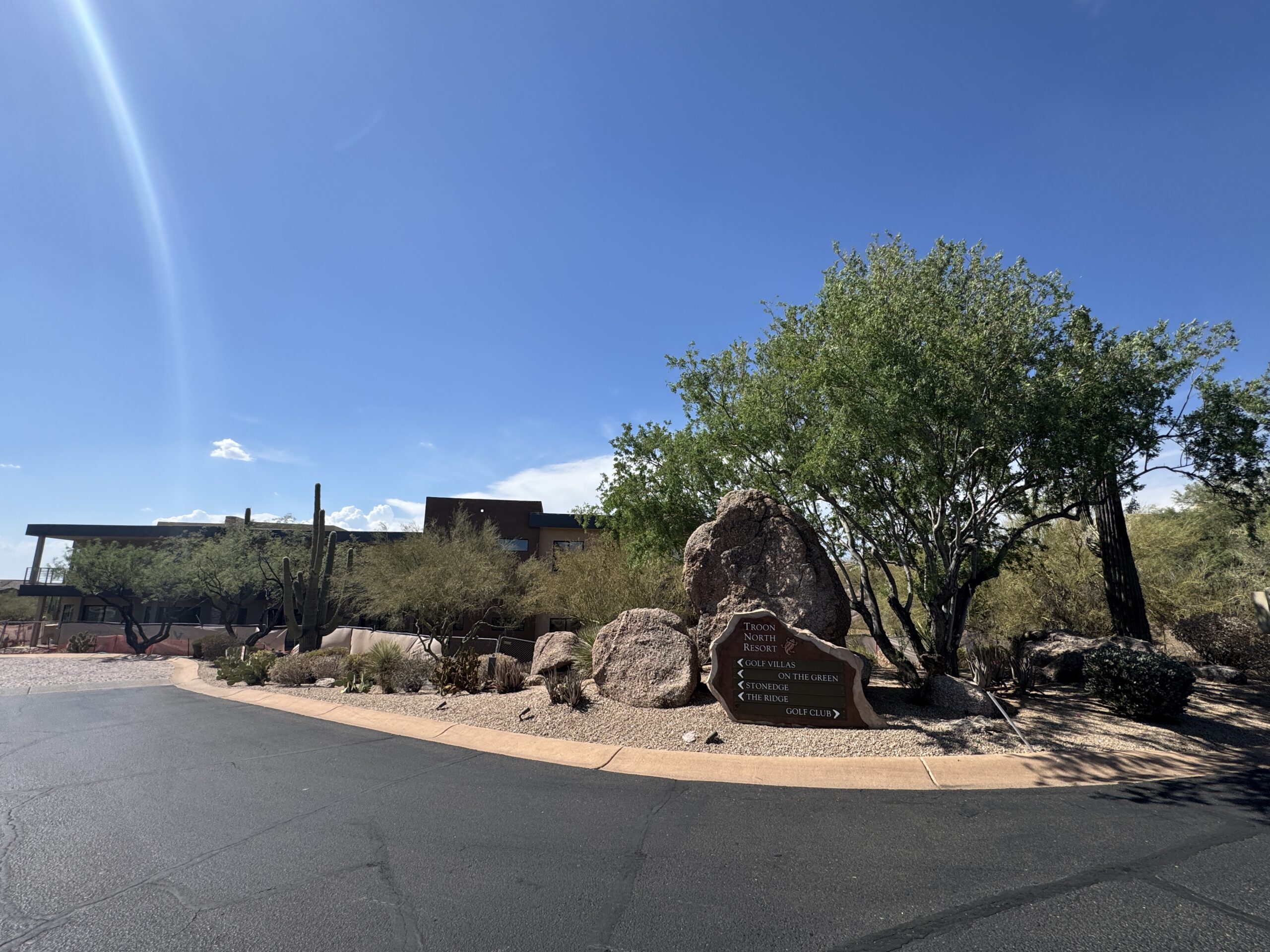 Scottsdale Golf Retreat Troon North golf lodging construction progress