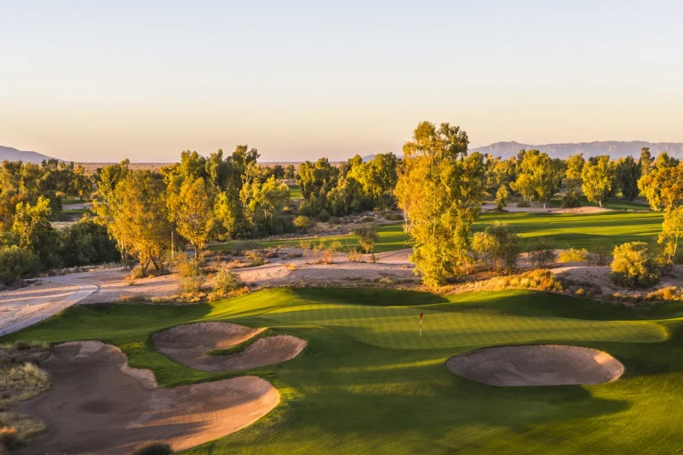 Ak-Chin Southern Dunes green at sunrise