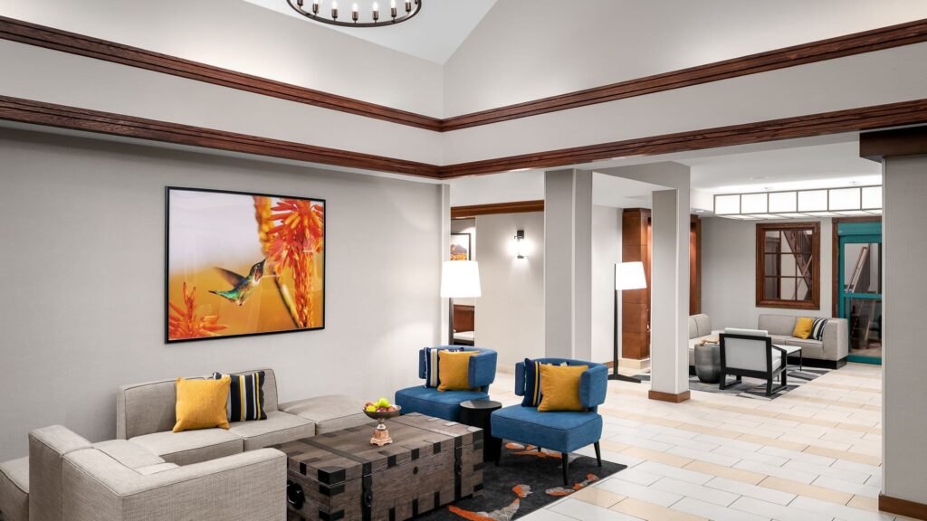 Lobby lounge at Hyatt House Scottsdale Old Town