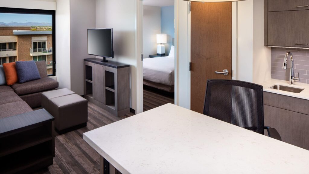 Hyatt House North Scottsdale one bedroom kitchen suite