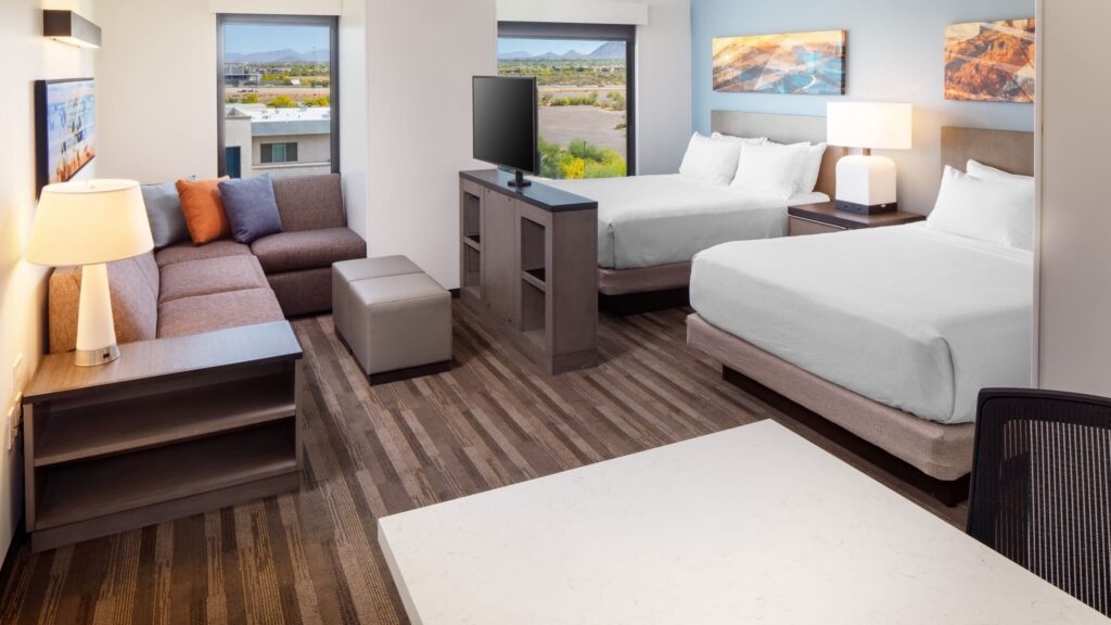 Hyatt House North Scottsdale two queen studio suite