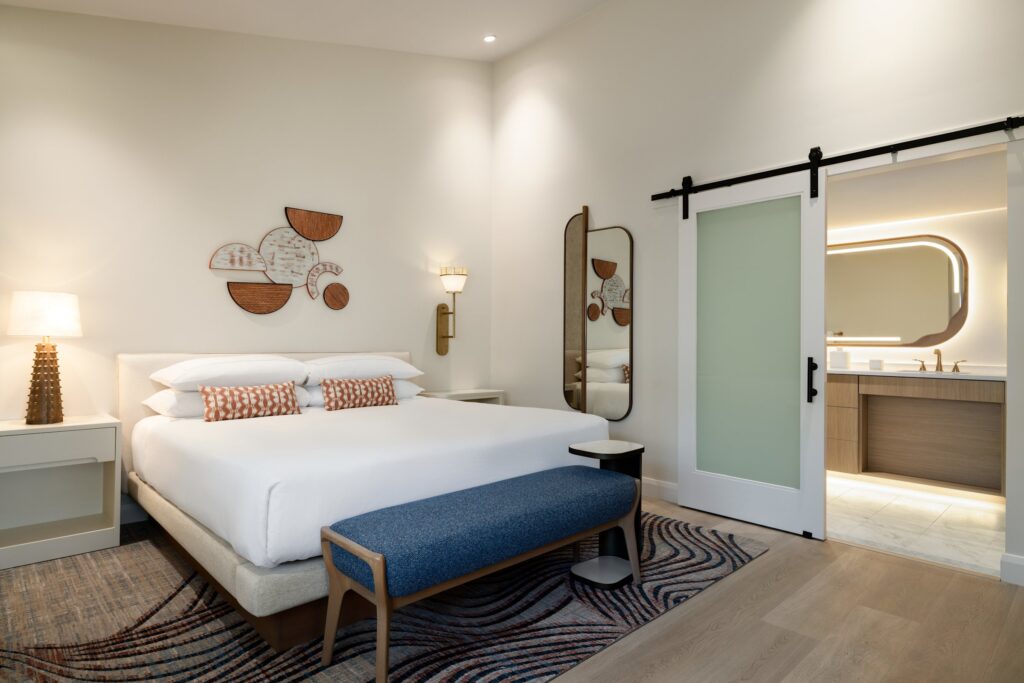 Villa bedroom at Hilton Scottsdale Resort and Villas