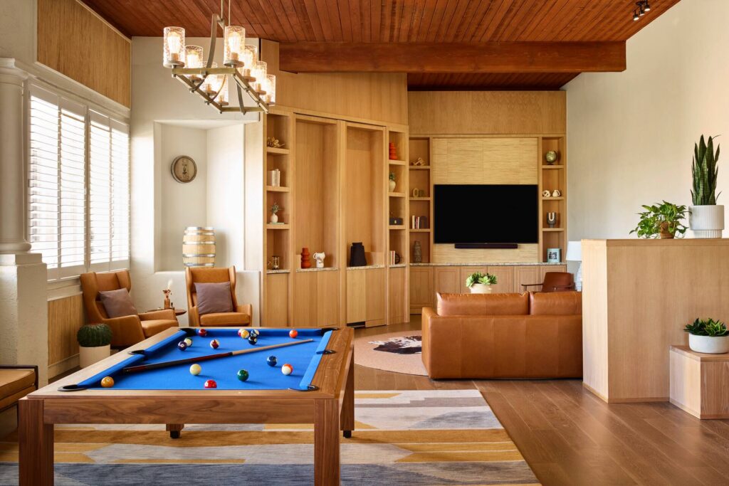 The Social Boardroom game lounge at Scottsdale Resort and Spa