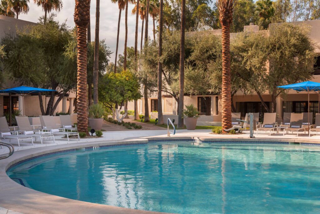 Private pool at the Stillman Villas, Scottsdale Resort and Spa