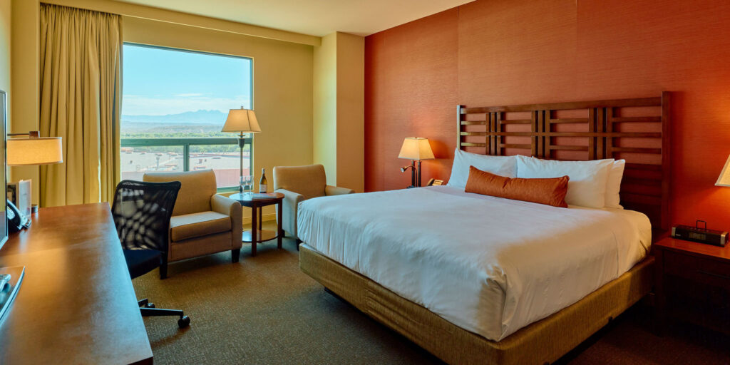 Guest room at We-Ko-Pa Casino Resort